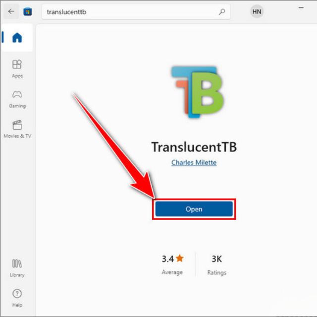 Cách sử dụng TranslucentTB