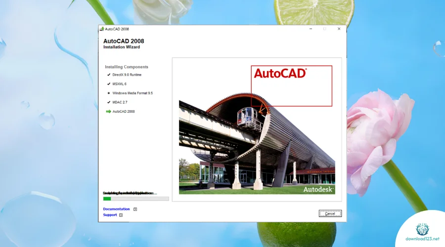 Hướng dẫn cài đặt AutoCAD 2008 - 6