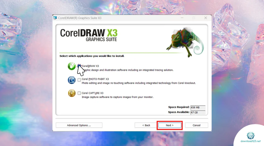 Hướng dẫn cài đặt CorelDRAW X3 - 10