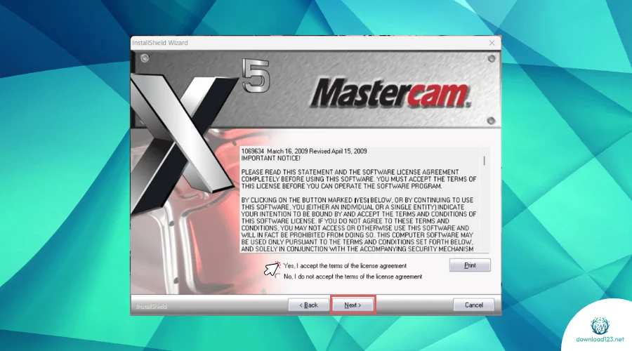 Cài đặt Mastercam X5 - Ảnh 2