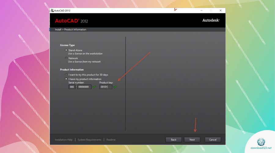 Hướng dẫn cài đặt AutoCAD 2012 - 3